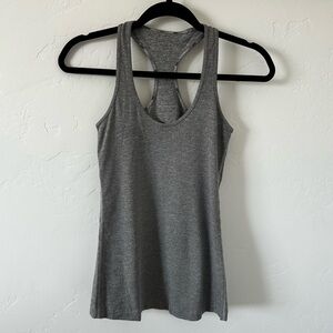 Lululemon Grey Striped Women's Tank Top